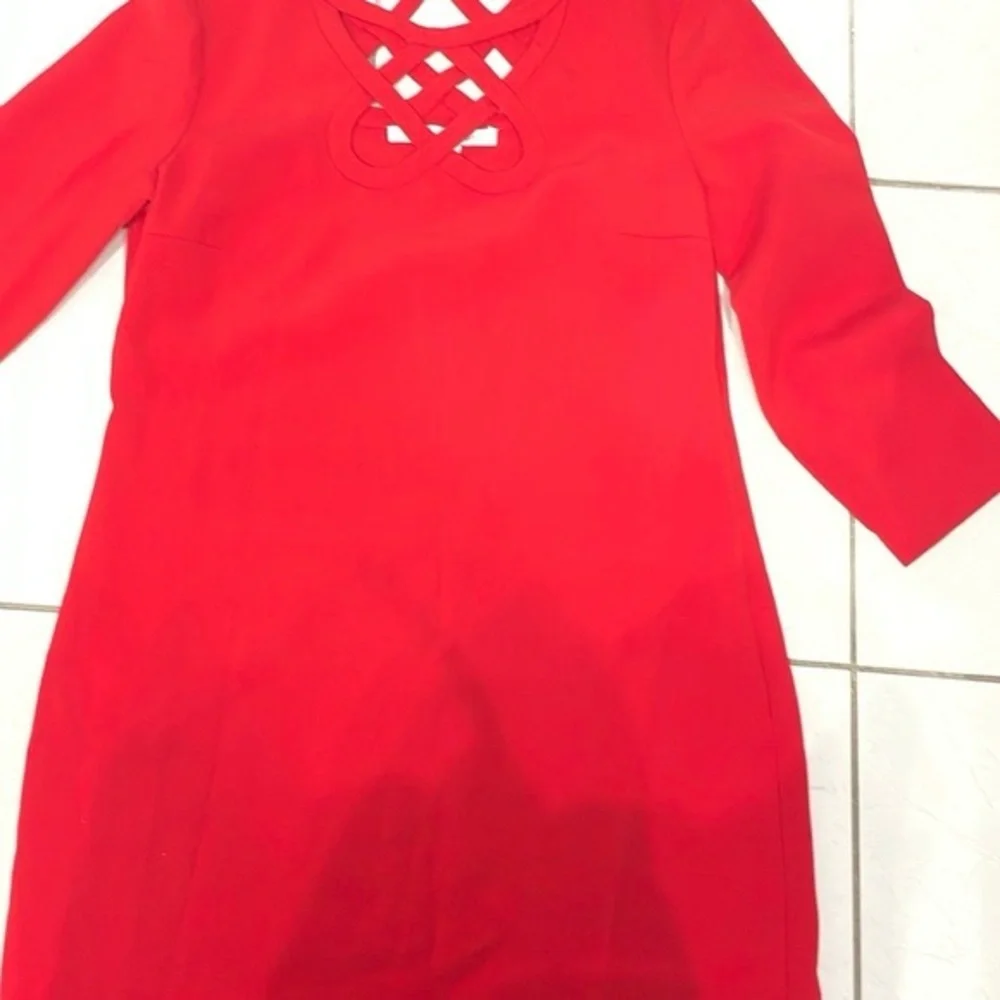 DIANE VON FURSTANBURG DVF Poppy Red Carmen Cutout Mini - Picture 10 of 12